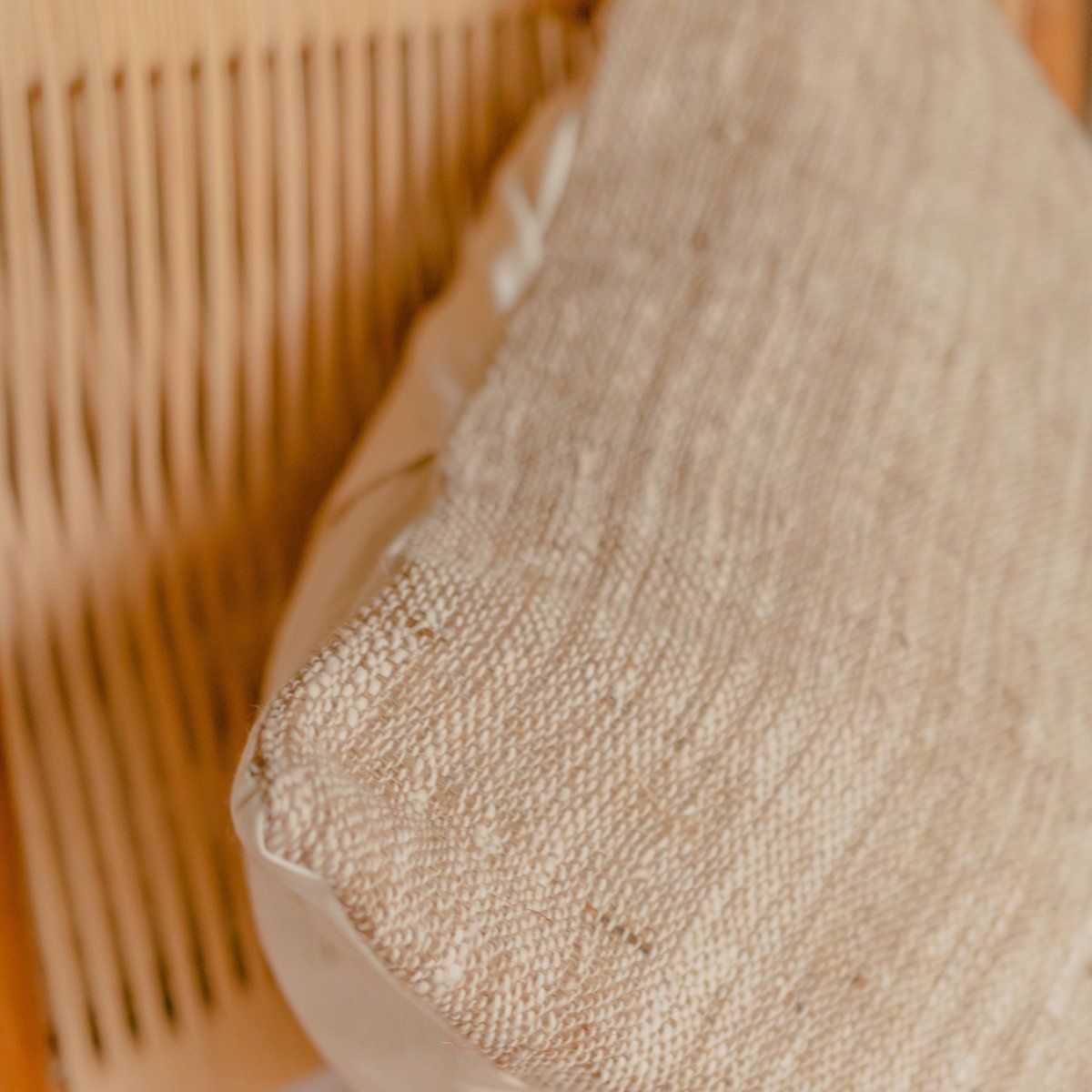 Taie d'oreiller tissée à la main LANGIT 40x40 ou 50x50 cm | Housse de coussin décorative | Coussin de canapé en coton